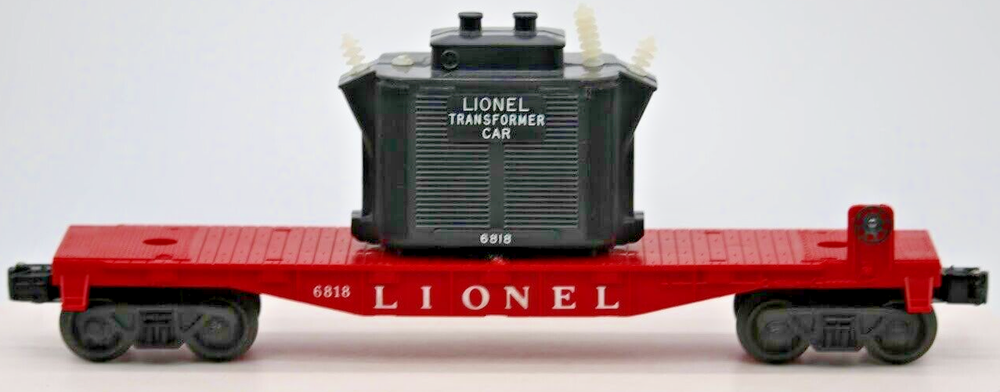 Vintage Post War Lionel O Gauge 6818 Flatcar Train with Transformer 1:48 Scale