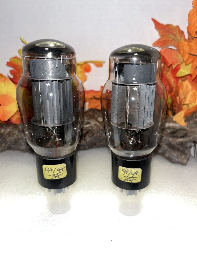 RCA-6AS7G Matched Pair Vacuum Tubes Match Testing Pair