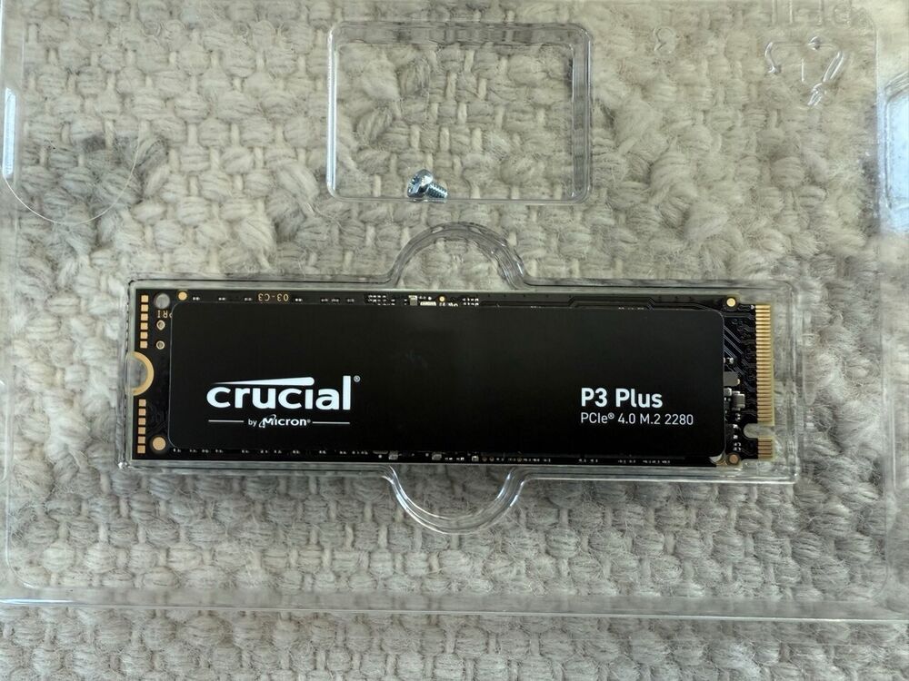 SSD interno Crucial P3 Plus 4 TB M.2 2280 PCIe Gen 4 x4 NVMe