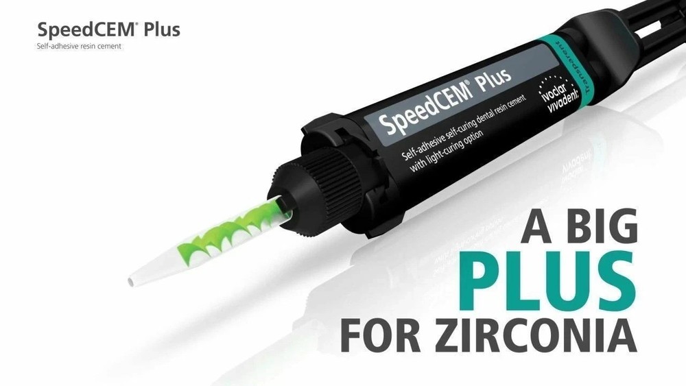 Ivoclar Vivadent Speed Cem Plus Resin Cement 9g TRANSPARENT Dental