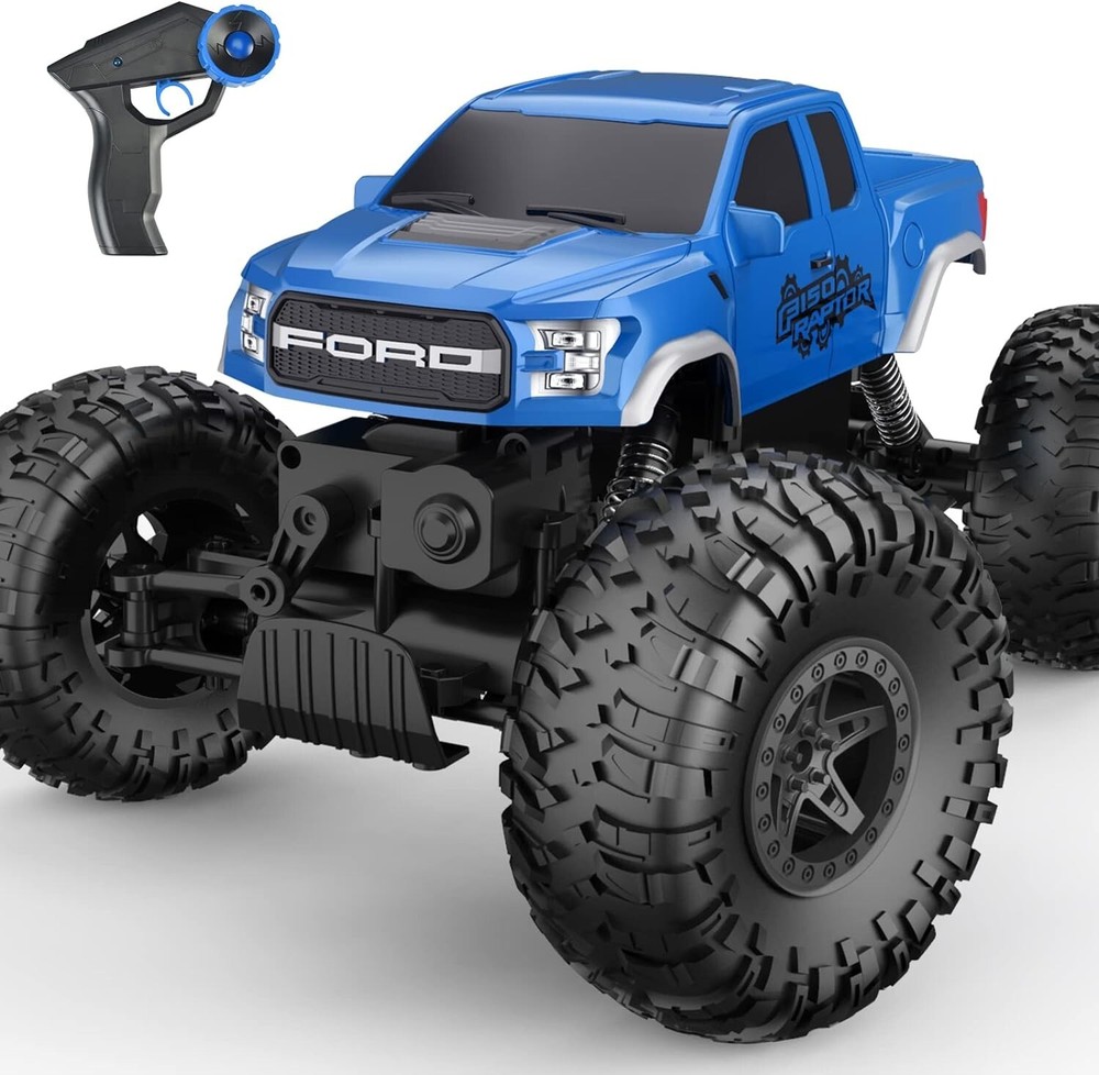 DOUBLE E Ford Raptor F150 RC Car 4WD Monster Trucks for Boys11 Inches Off Roa...
