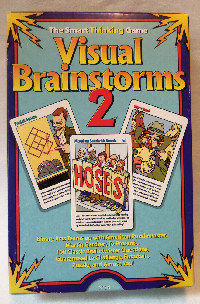 Visual Brainstorms 2 (100 Classic Brain-twister Questions) complete-image