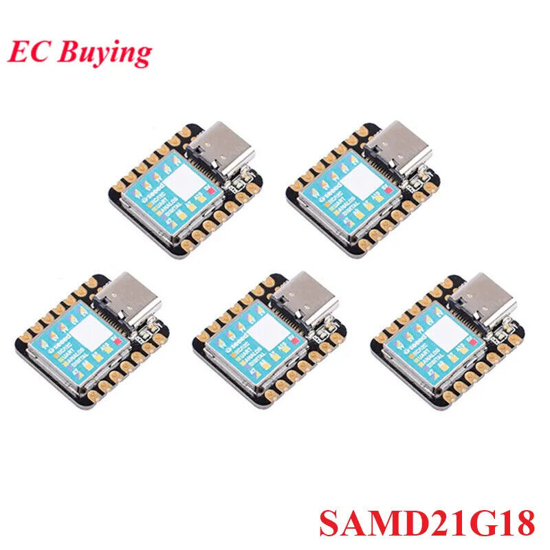 5-Pack Seeeduino XIAO SAMD21G18 MCU Board – Arduino UNO & Nano Compatible
