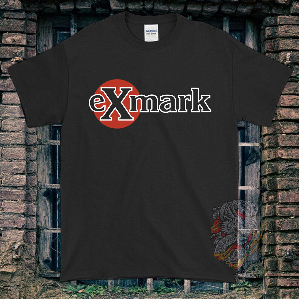 Black/White/Gray/Navy T-Shirt Exmark Commercial Mowers Made In USA Size S to 5XL