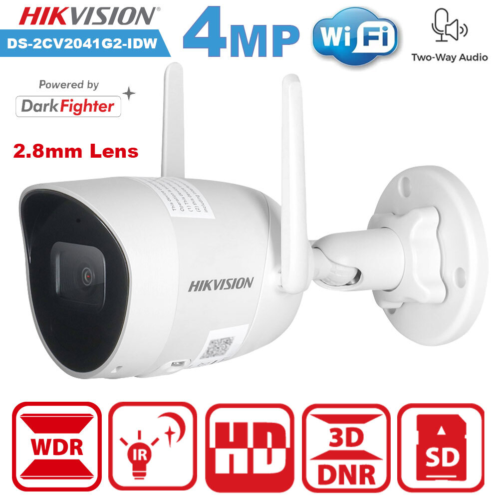Hikvision DS-2CV2041G2-IDW Smart WiFi Outdoor Security Camera System
