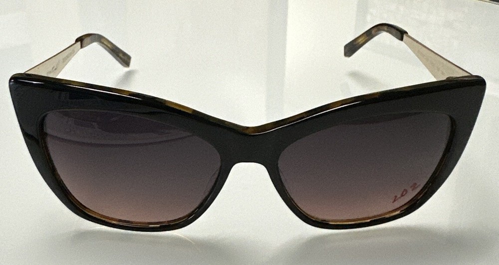 KATE YOUNG MOD K706 Black Gold Women’s Cat Eye Sunglasses Frame 54-15-135mm