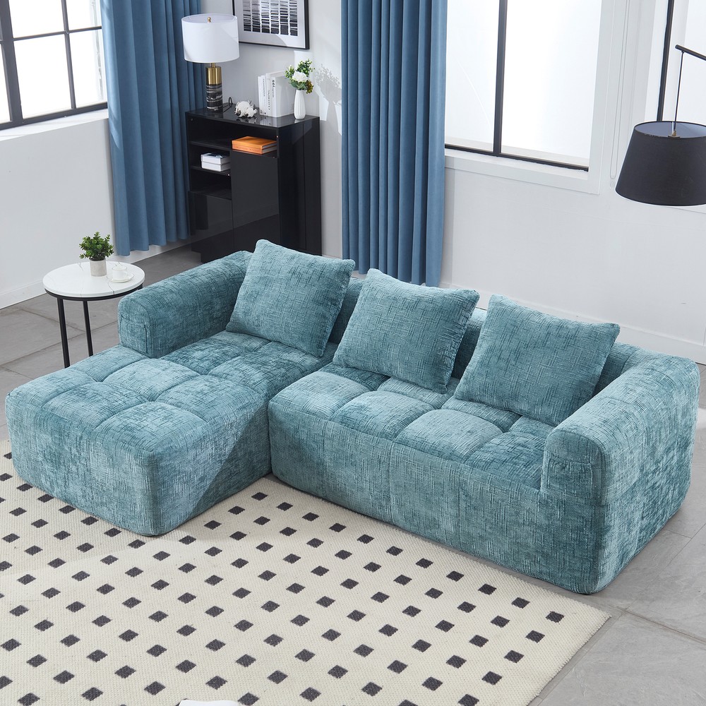 98.42-inch UNITED WE WIN modular L-shaped sectional sofa with modern design and customizable configuration