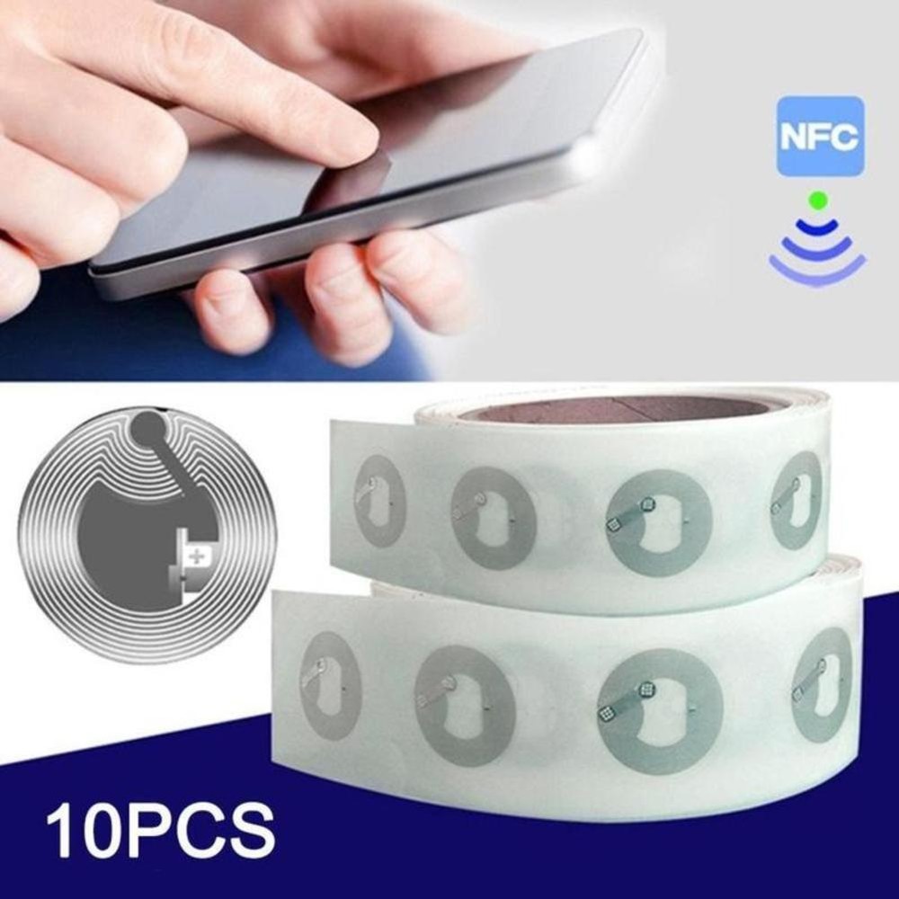 10 pcs/lot NFC Tags Label 25mm NTAG213 Blank Sticker б ъя Mobile Windows ξ X7I7
