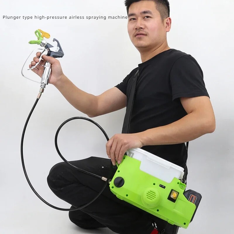 20V Li-ion Battery Backpack Airless Paint Sprayer High Pressure  