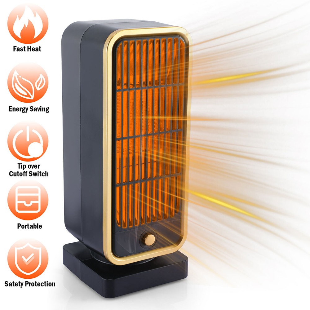 Portable 500W Electric Heater for Home Bedroom Heating