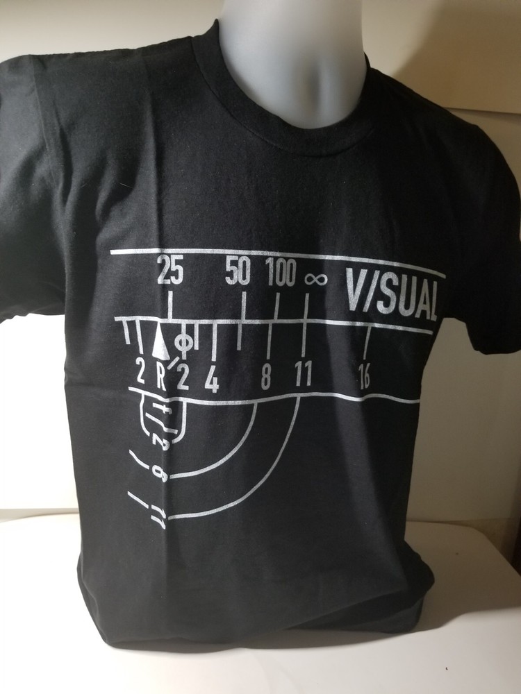 Visual Camera Settings Logo Tee Size Small Color Black T-Shirt Never Been Worn-image