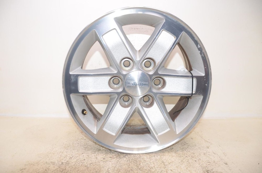 2007-2014 GMC YUKON 17x7.5 Silver Aluminum 6 Spoke Wheel Rim Opt. N88     412378