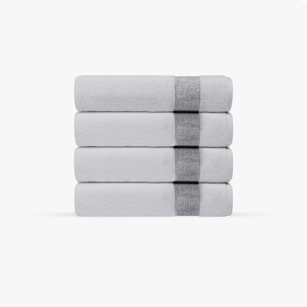 4-Piece Pera Turkish Exfoliating Wash Towel Set