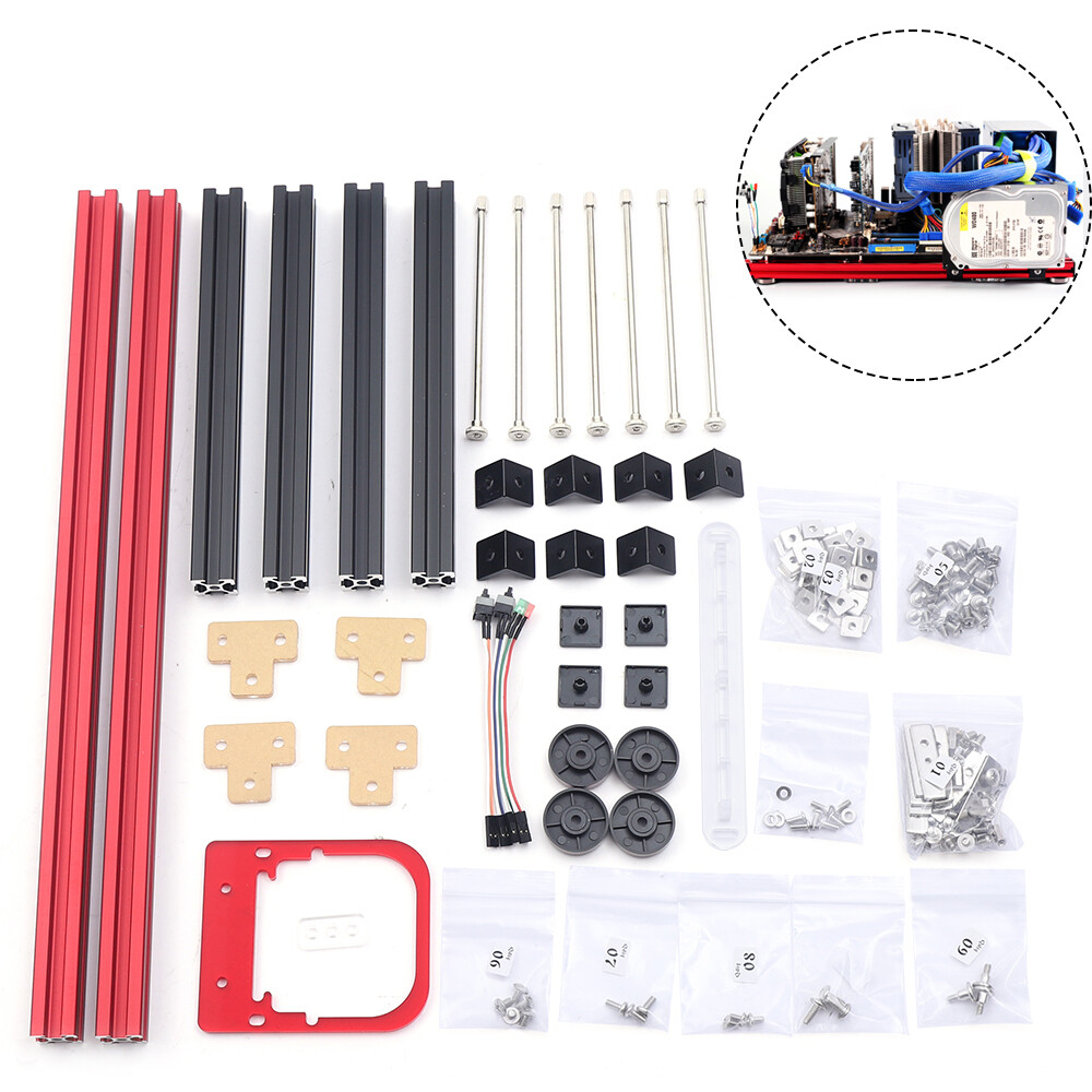 Test Bench ITX MATX ATX Motherboard Open Air Frame Computer Case Alu Bracket DIY