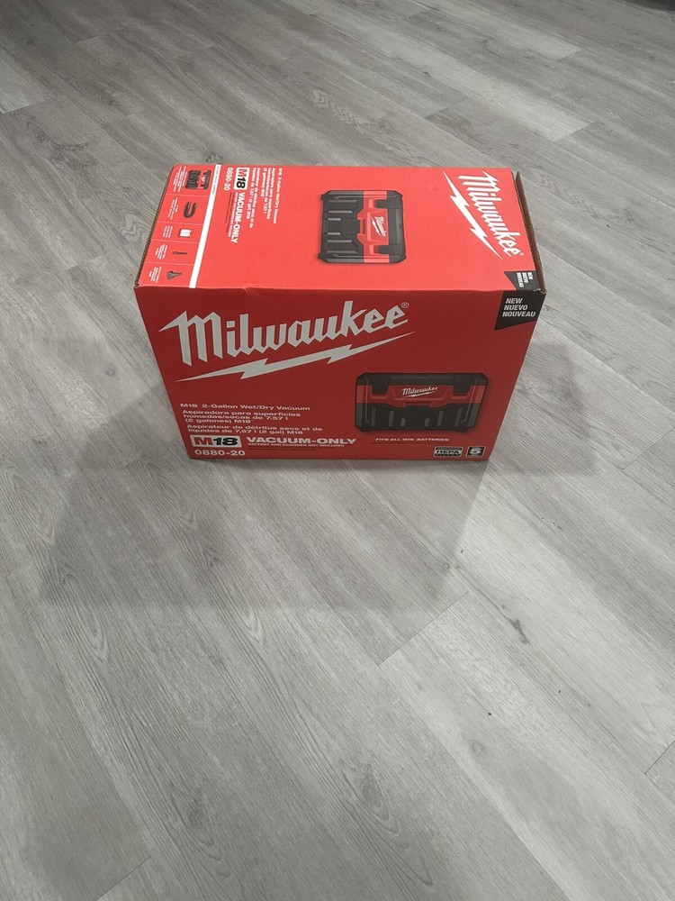 Milwaukee M18 18-Volt 2 Gal. Lithium-Ion Cordless Wet/Dry Vacuum (Vacuum-Only)