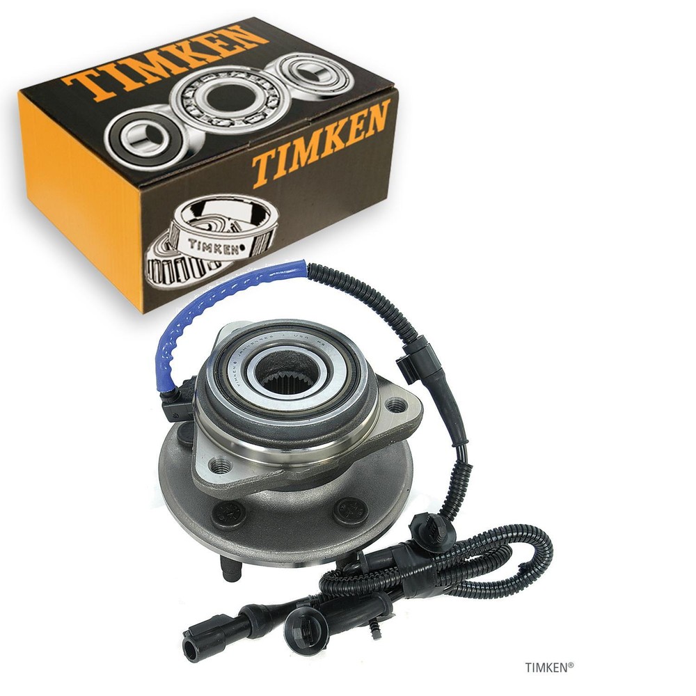 Timken Front Wheel Bearing and Hub Assembly for 2000-2002 Mazda B4000 4WD