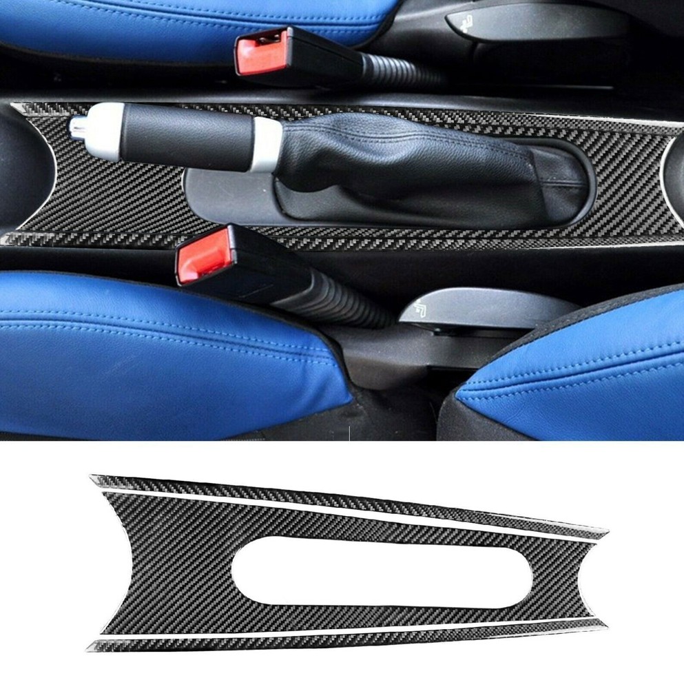 Car Center Gear Shift Panel Cover Sticker Carbon Fiber For Mini R55 R56 R57