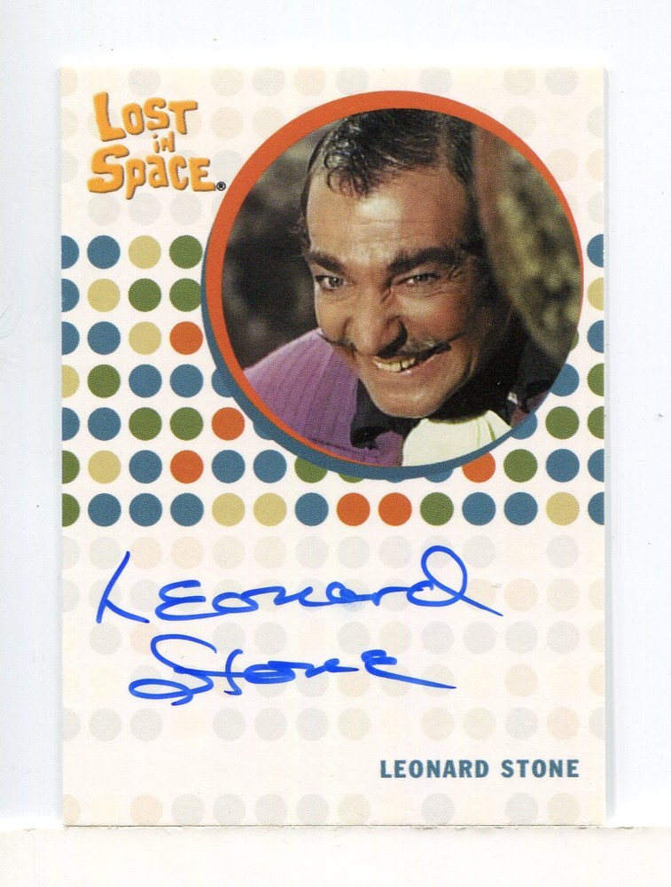 Lost in Space Leonard Stone Autograph Card as Farnum Complete Series