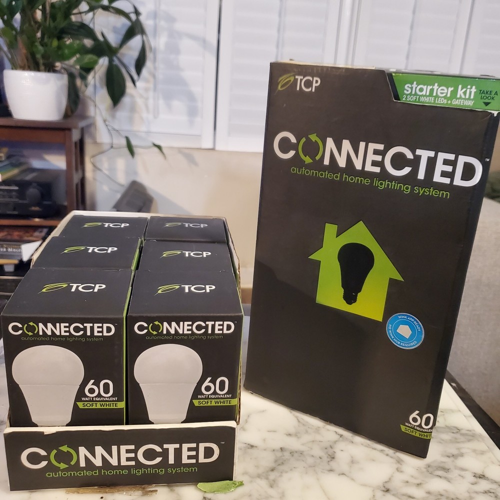 Smart LED Lighting Starter Kit with 6 Extra Bulbs for Home Automation-image