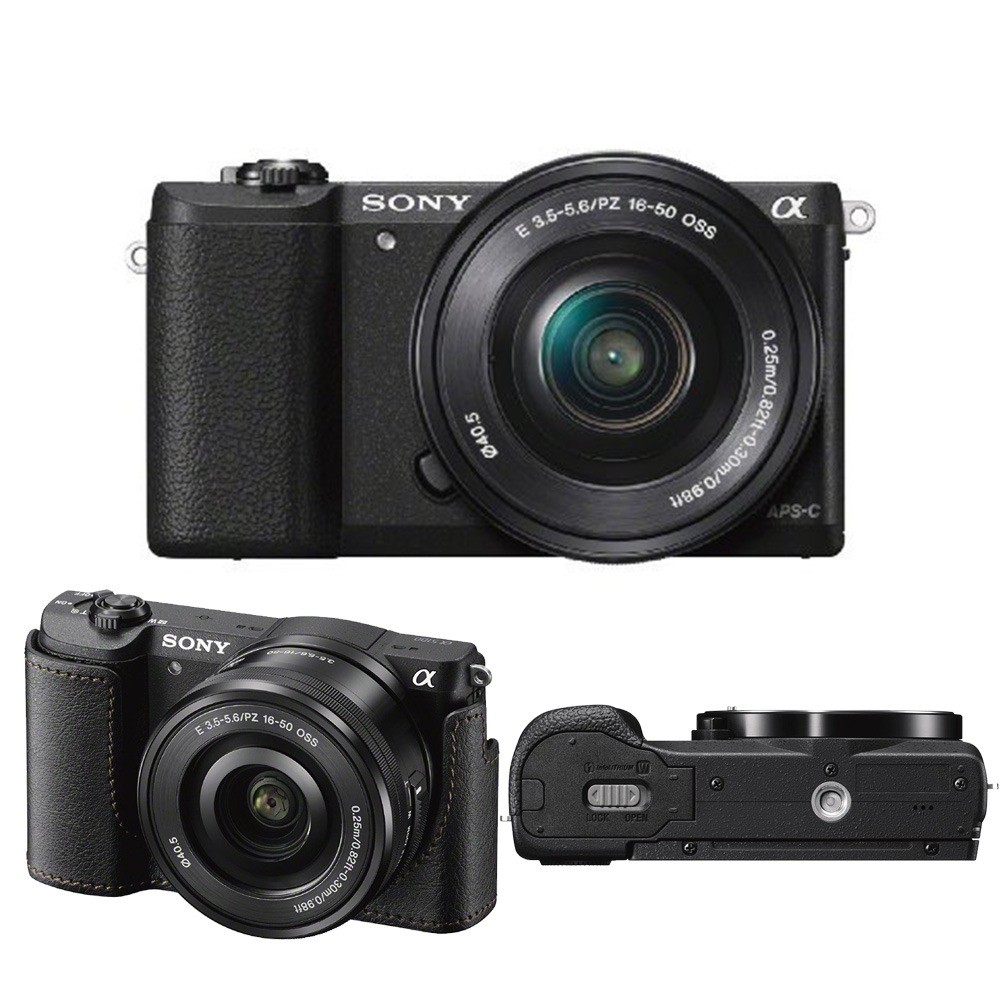 Sony Alpha A5100 Mirrorless Digital Camera 24.3 MP with 16-50mm Lens Black