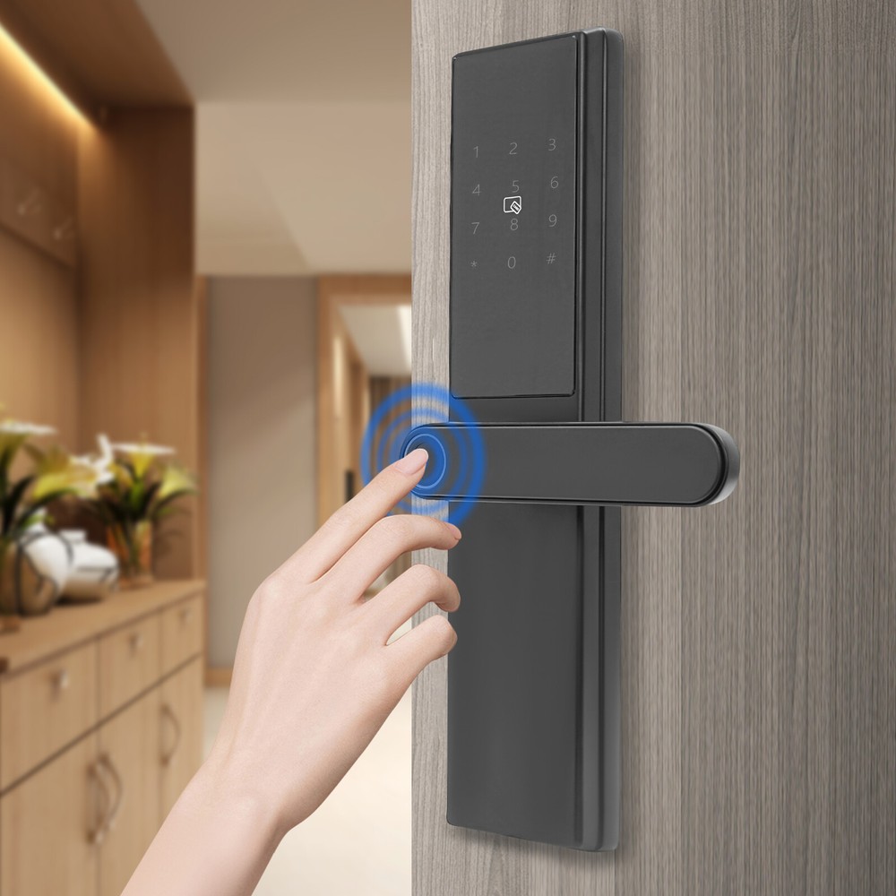 Smart Fingerprint Door Lock with Keypad - Secure Keyless Entry for Home