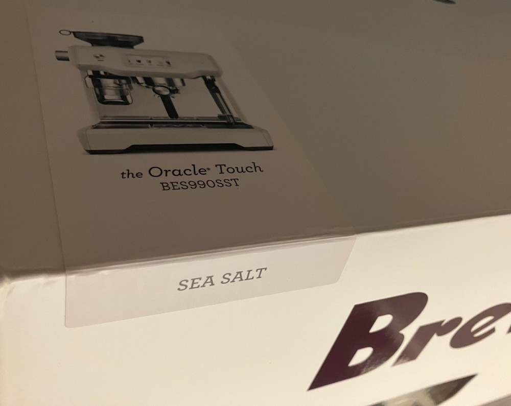 Breville Oracle Touch Automatic Espresso Machine in Sea Salt