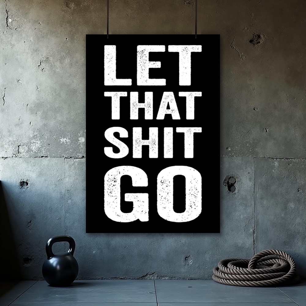Fitness Motivation Gym Wall Art Bodybuilding Workout Poster