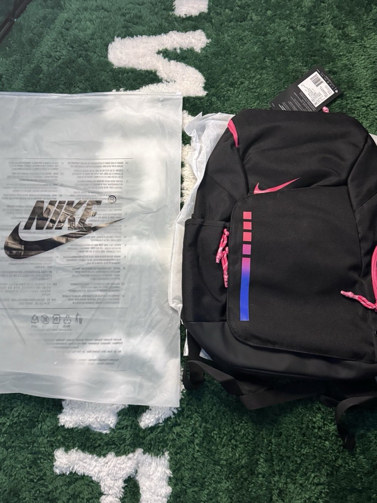 Nike Elite Pro Basketball Backpack Sports Gym 'Black Colorful Airbag'