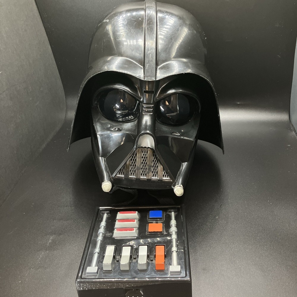 Star Wars 2004 Lucas Film Darth Vader Voice Changer Helmet Mask Tested Works