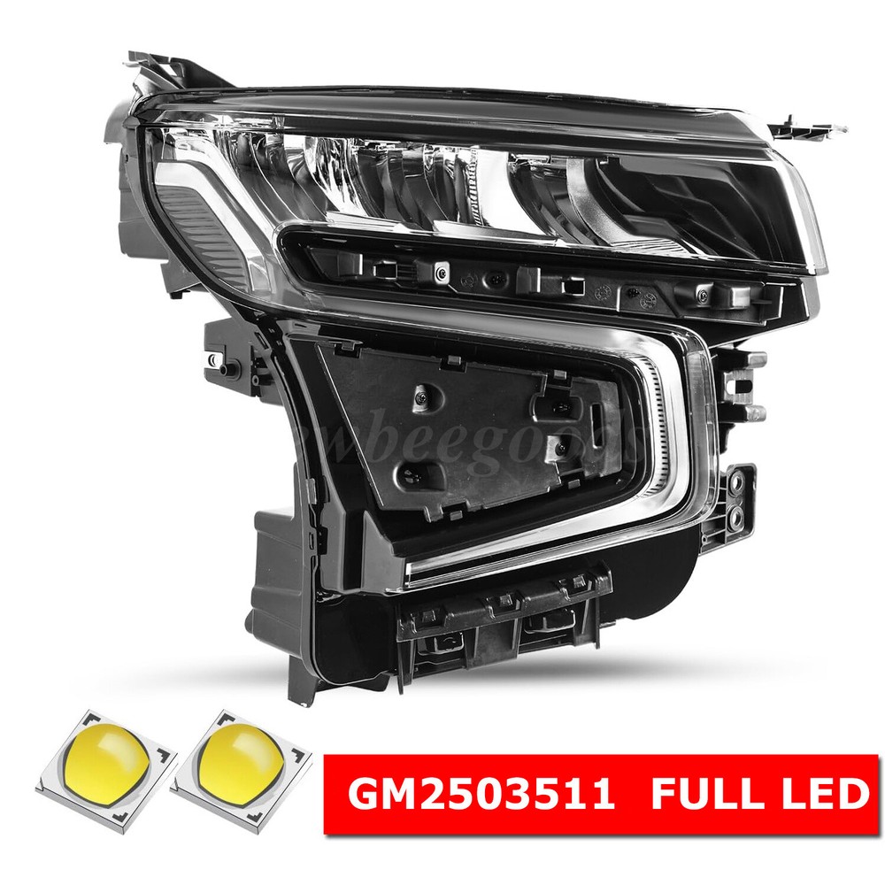 For 2021-2023 Chevy Tahoe Suburban Full LED Headlight Light Lamp Passenger Right