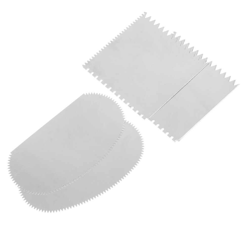 4 Soft Clay Sculpture Tools Steel Scrapers Modeling Cake Icing Pottery Ribs