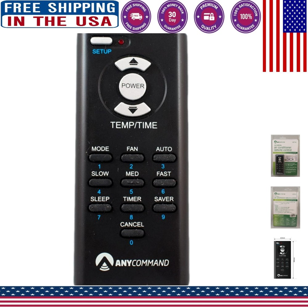 Effortless Universal AC Remote Control with No Assembly Needed