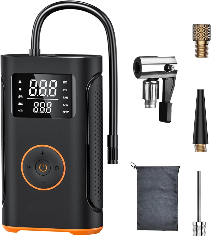 Tire Inflator Portable Air Compressor, 160PSI 3X Faster Inflation Electric Air P