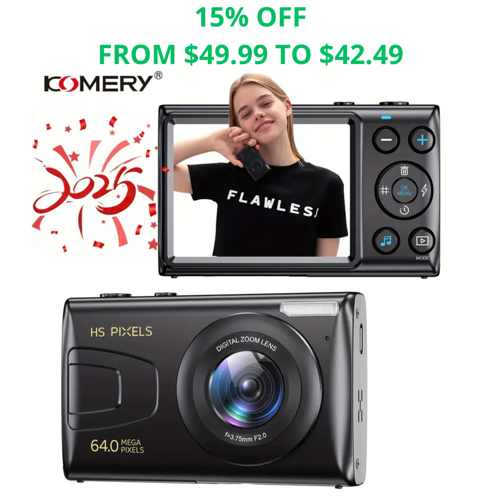 64MP 4K HD Digital MP3 Camera 18X Digital Zoom Cameras For Vlogging 2.8'' LCD