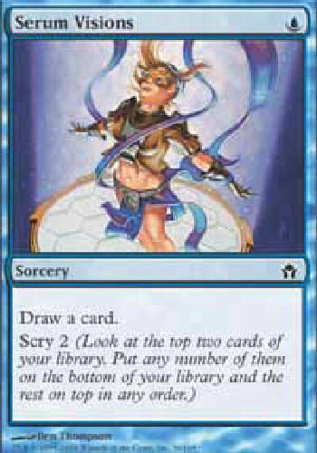 SERUM VISIONS X4 Fifth Dawn MTG Magic the Gathering Cards Playset