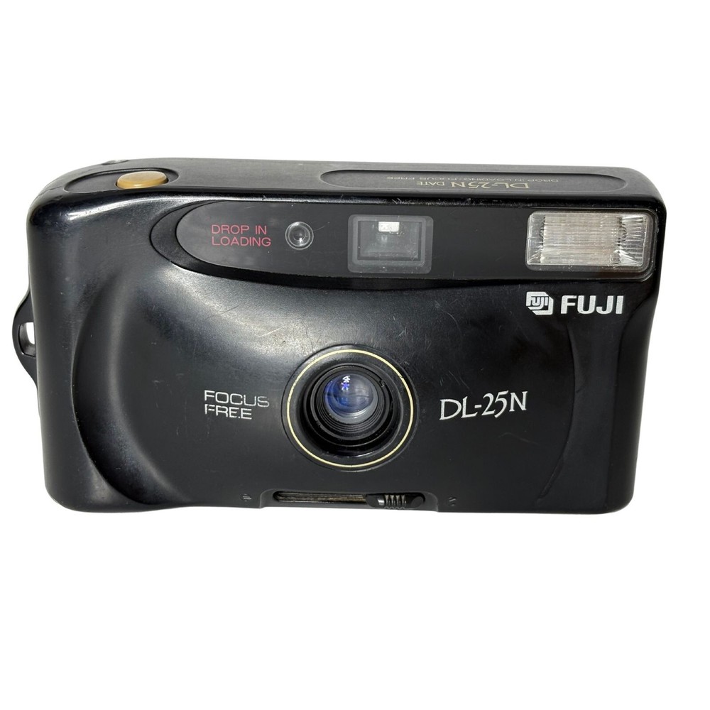 Fujifilm DL-25N Date 35mm Film Camera Tested Working Japan Import