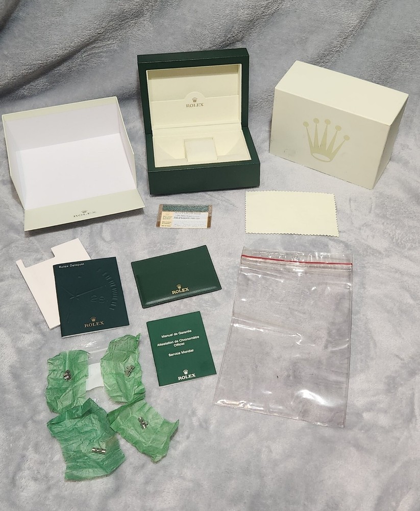 OEM ROLEX Datejust Watch Box 116233 116234 116200 116264 179173 (+4 Links-116234