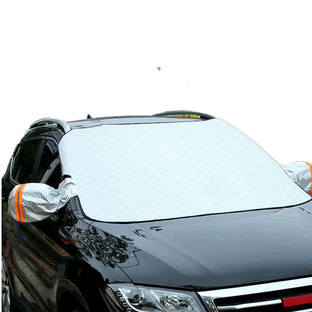 Aluminum Foil Car Windshield Cover Snow Frost Ice Magnetic Sun Protector Winter