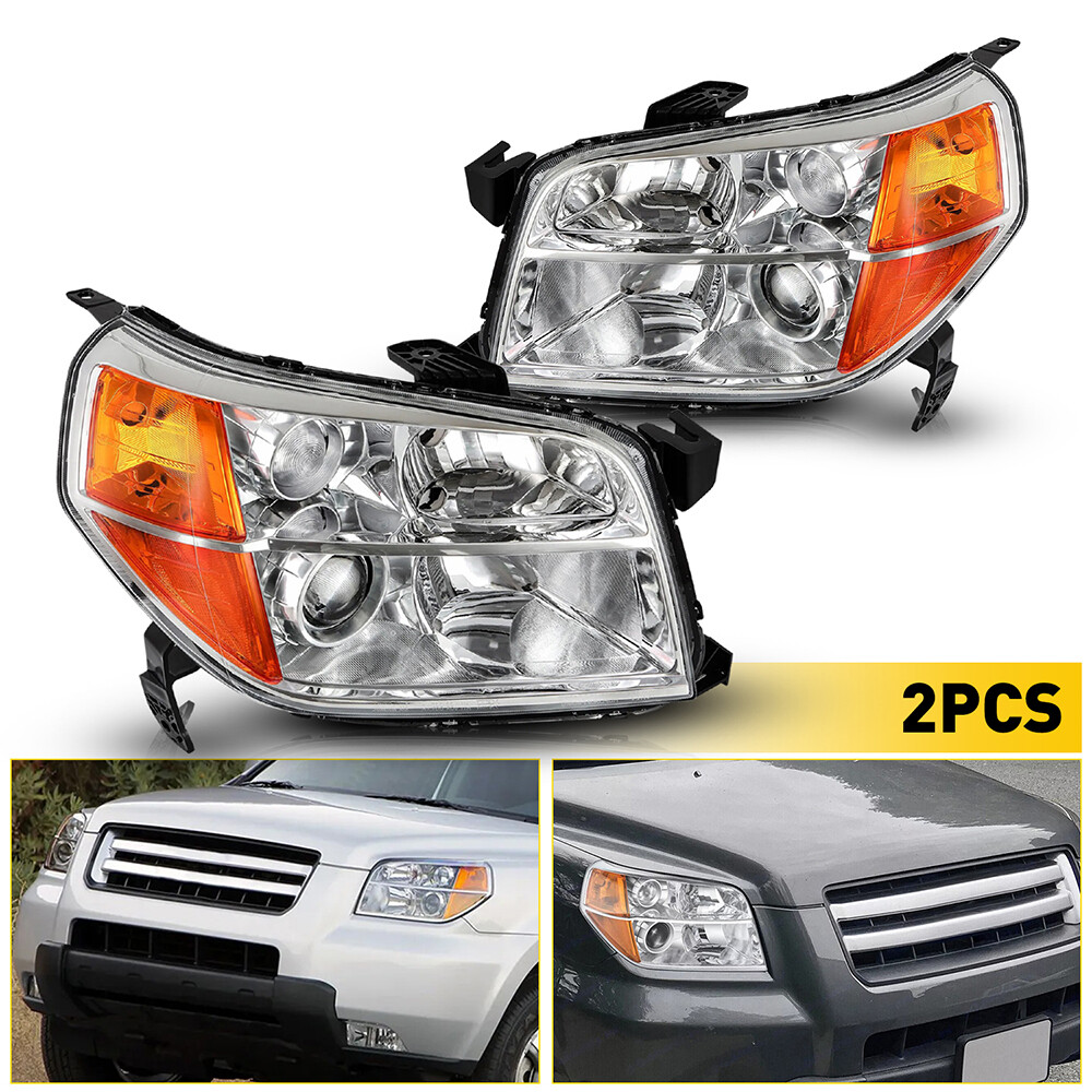 For Honda Pilot EX LX EX-L 2006 2007 2008 Headlights Assembly Left+Right Pair