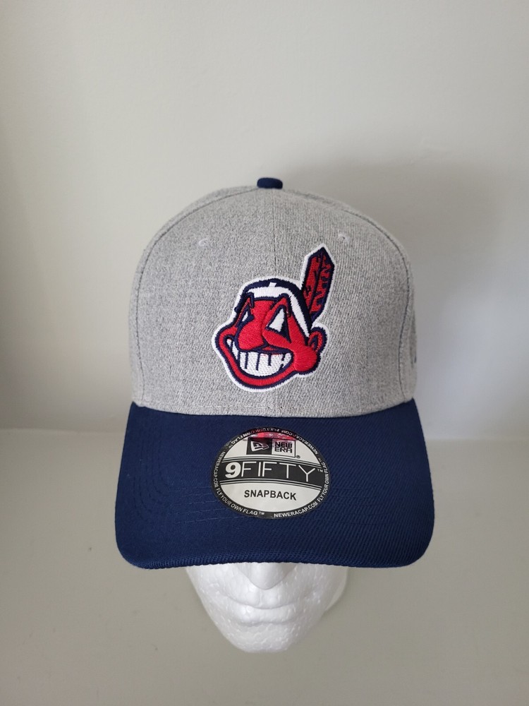 New Era Cleveland Indians MLB Chief Wahoo Snapback 9Fifty Adjustable Men's Cap