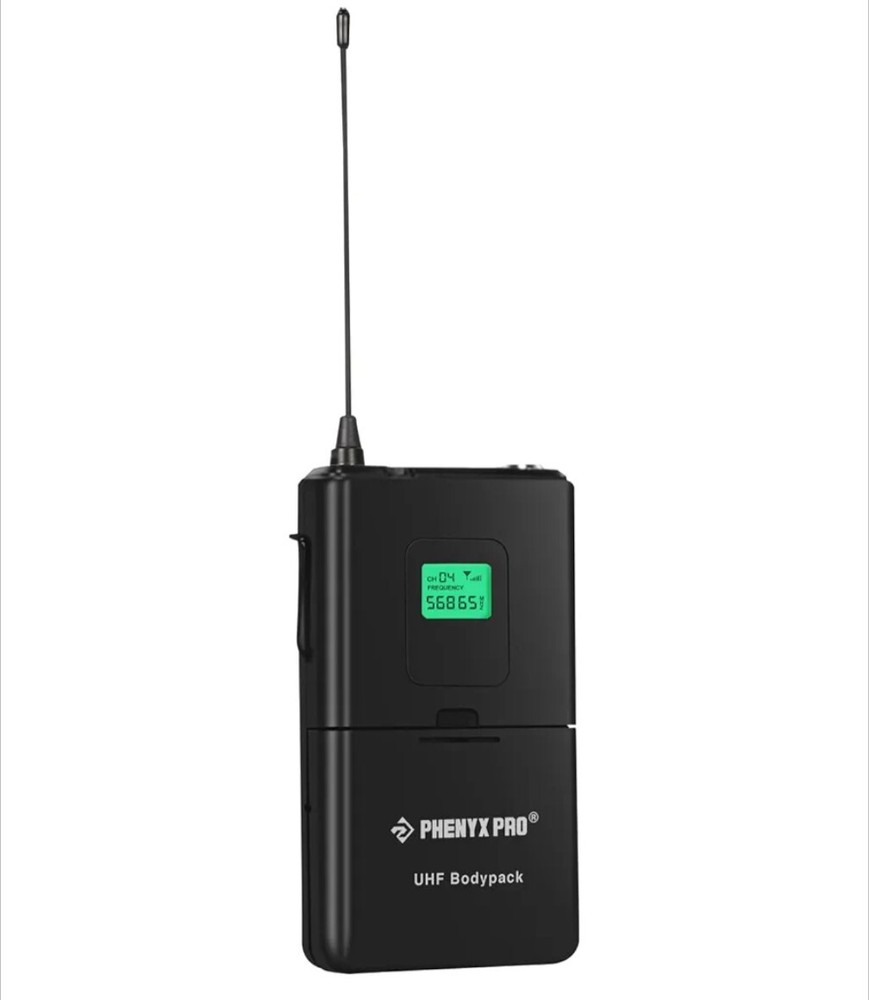 Phenyx Pro PTU-5000 Wireless Bodypack Transmitter, 561.60MHz UHF Fixed Frequency