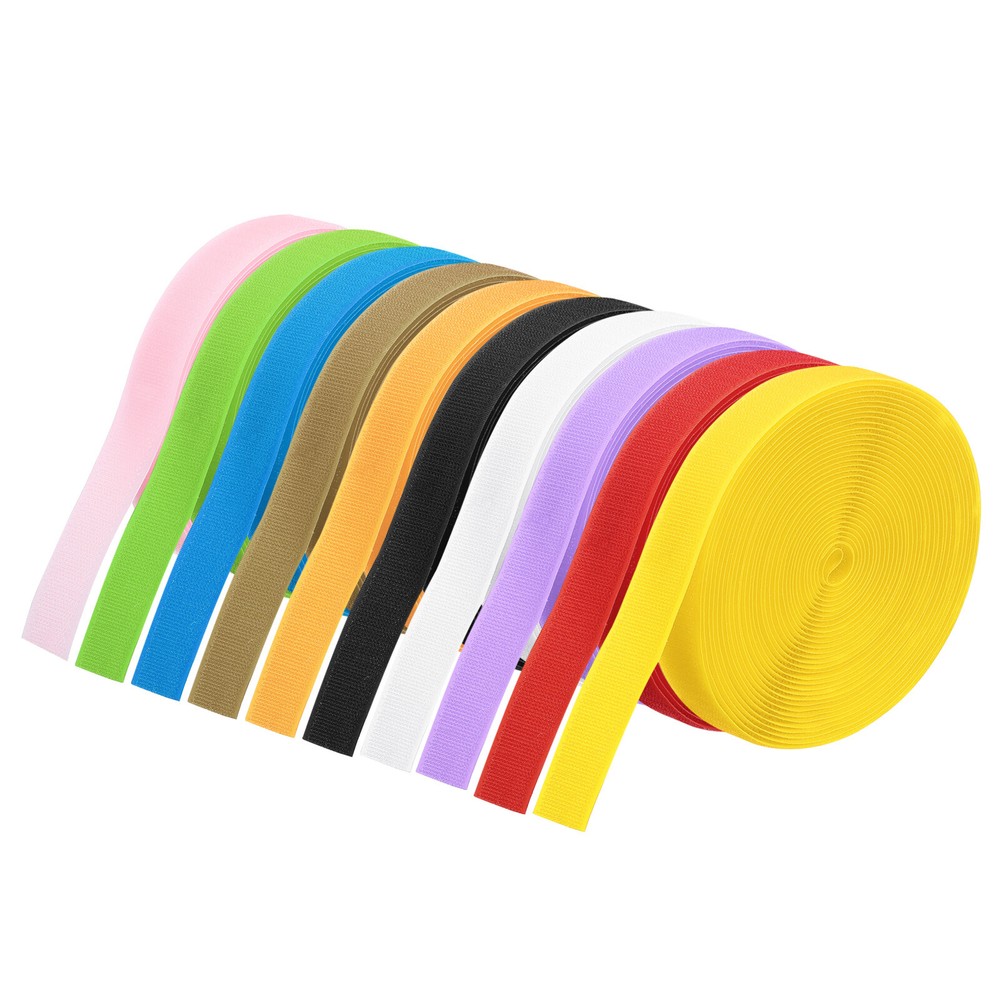 26.25ft Carpet Marker Strips 10 Rolls Nylon Hook Tape Colorful Spots