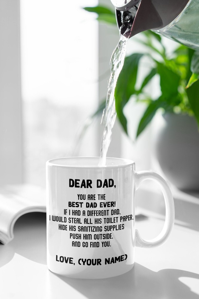 Personalized Gift Social Distancing Quarantine Fathers Day Gift Custom Coffee