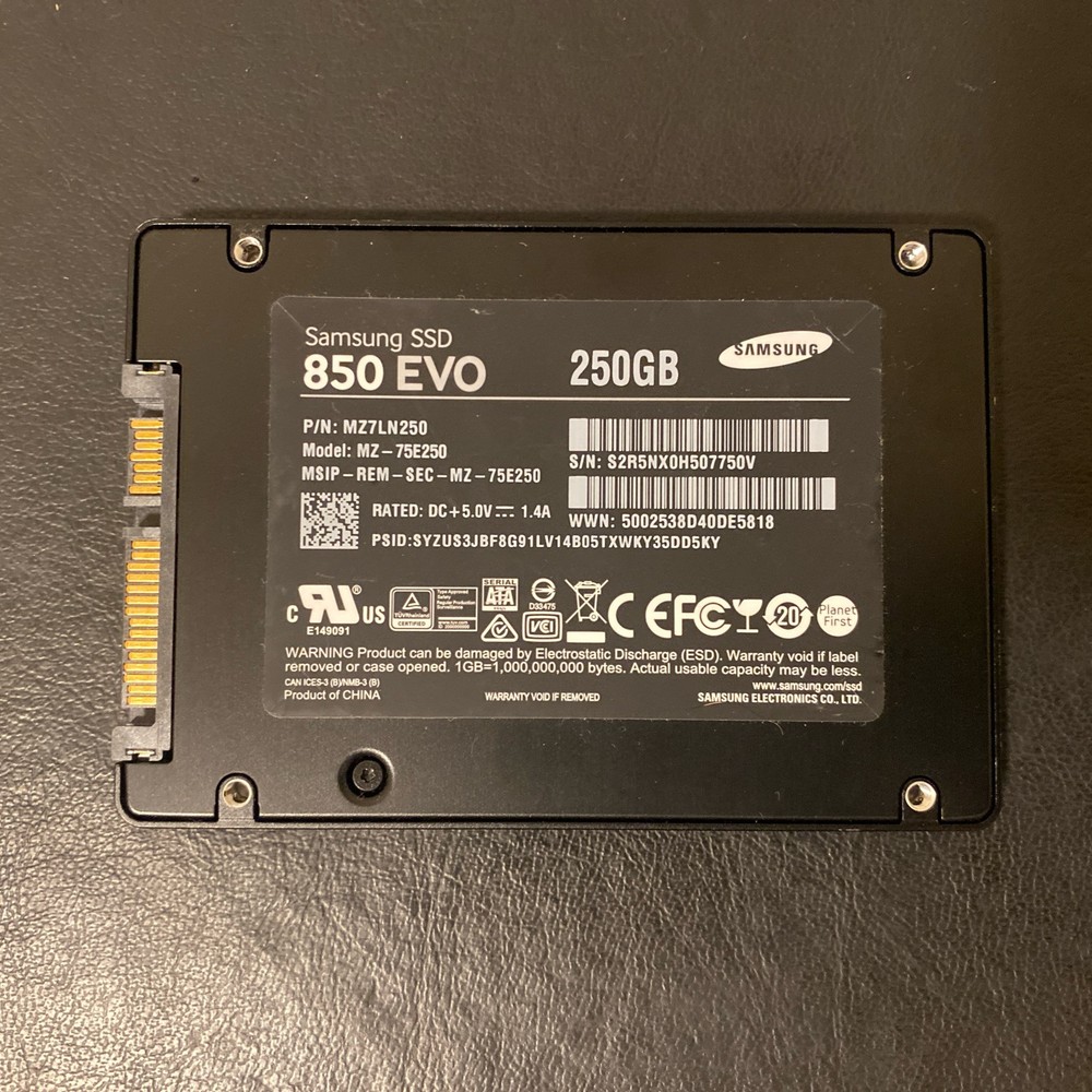 SAMSUNG 850 EVO 250GB 2.5