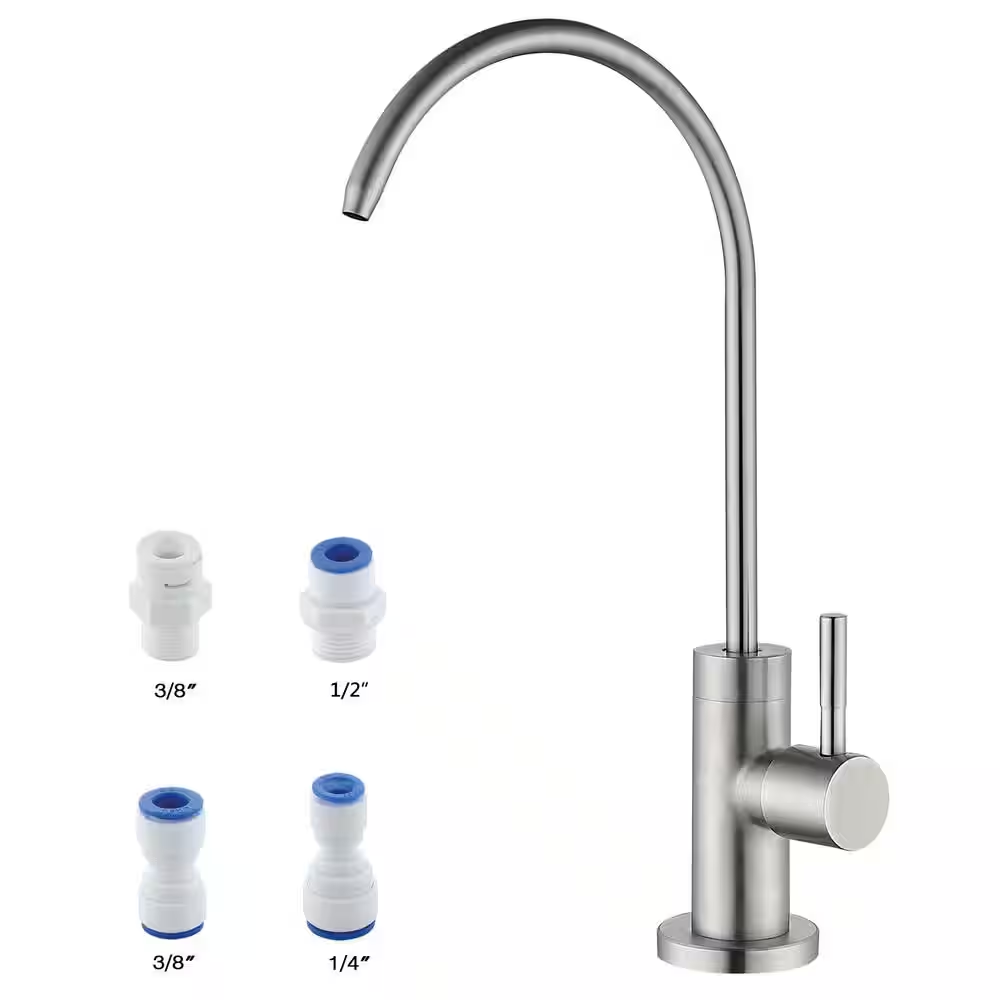Stainless Steel Brushed Nickel Lead-Free Single Handle Beverage Faucet