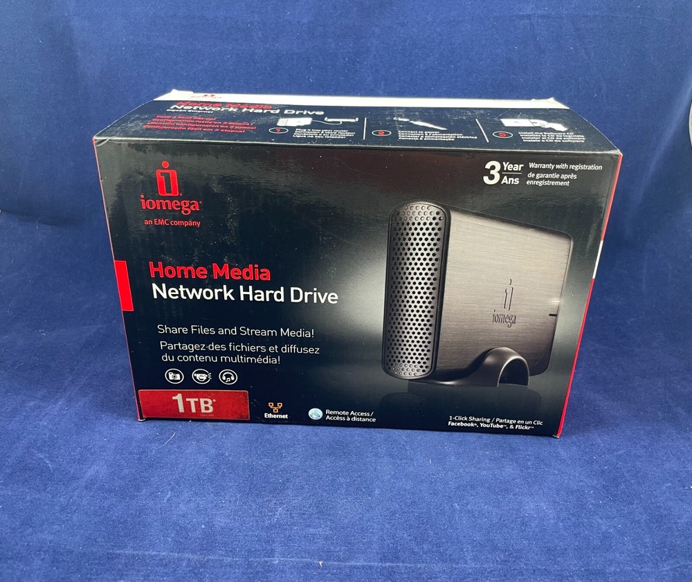 Iomega Home Media Network Hard Drive 1TB