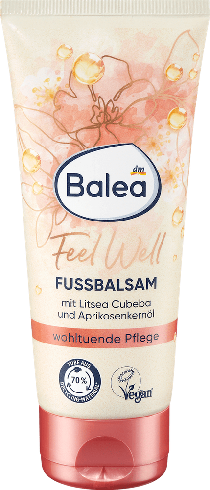 Balea Litsea Cubeba Foot Cream 100ml for Soft Smooth Feet