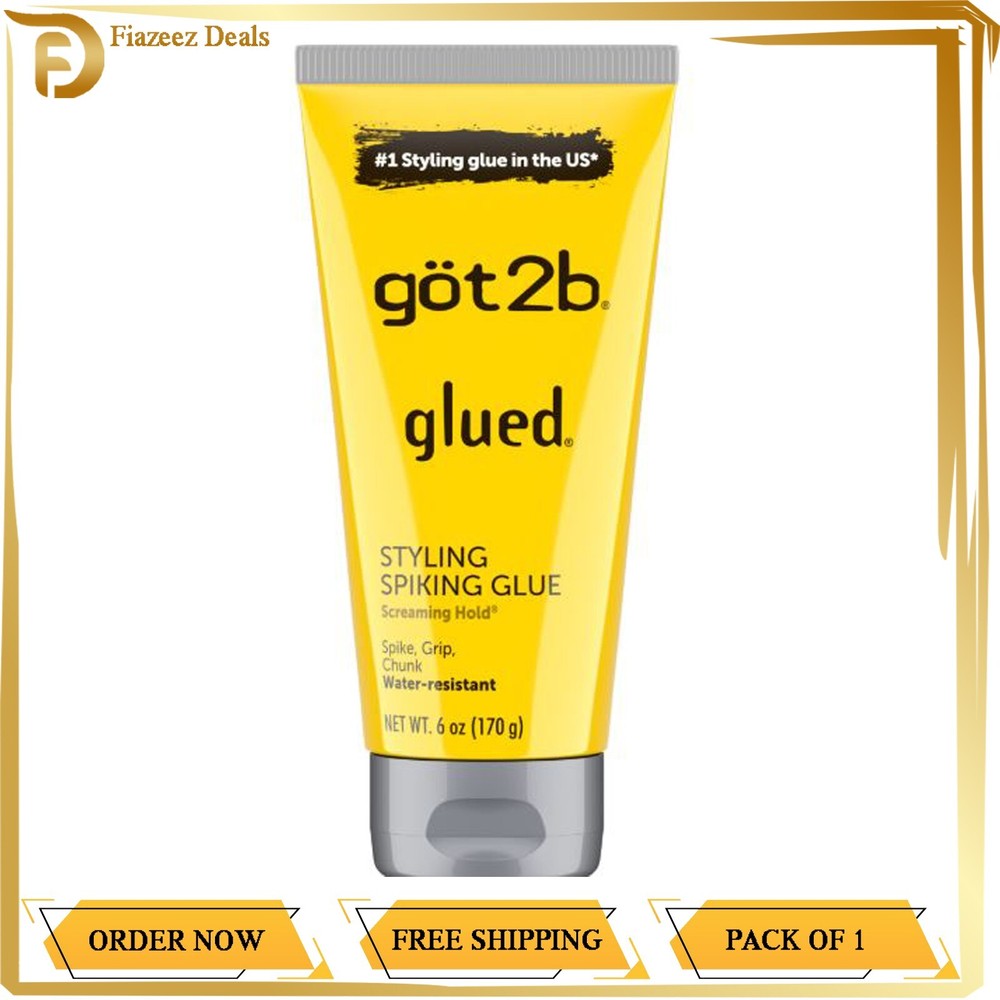 Got2b Glued Styling Spiking Glue Water Resistant 6 OZ 170g NEW Free Shipping