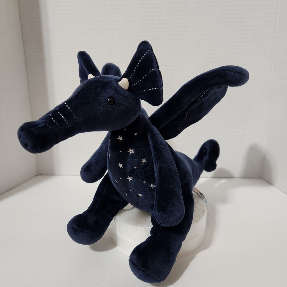 *RETIRED* Jellycat London Moonlight Dragon Blue Plush Stuffed Animal *RARE*