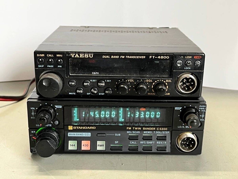 YAESU FT-4800 STANDARD/C5200 144&430MHz Transceiver Junk First Come First Served
